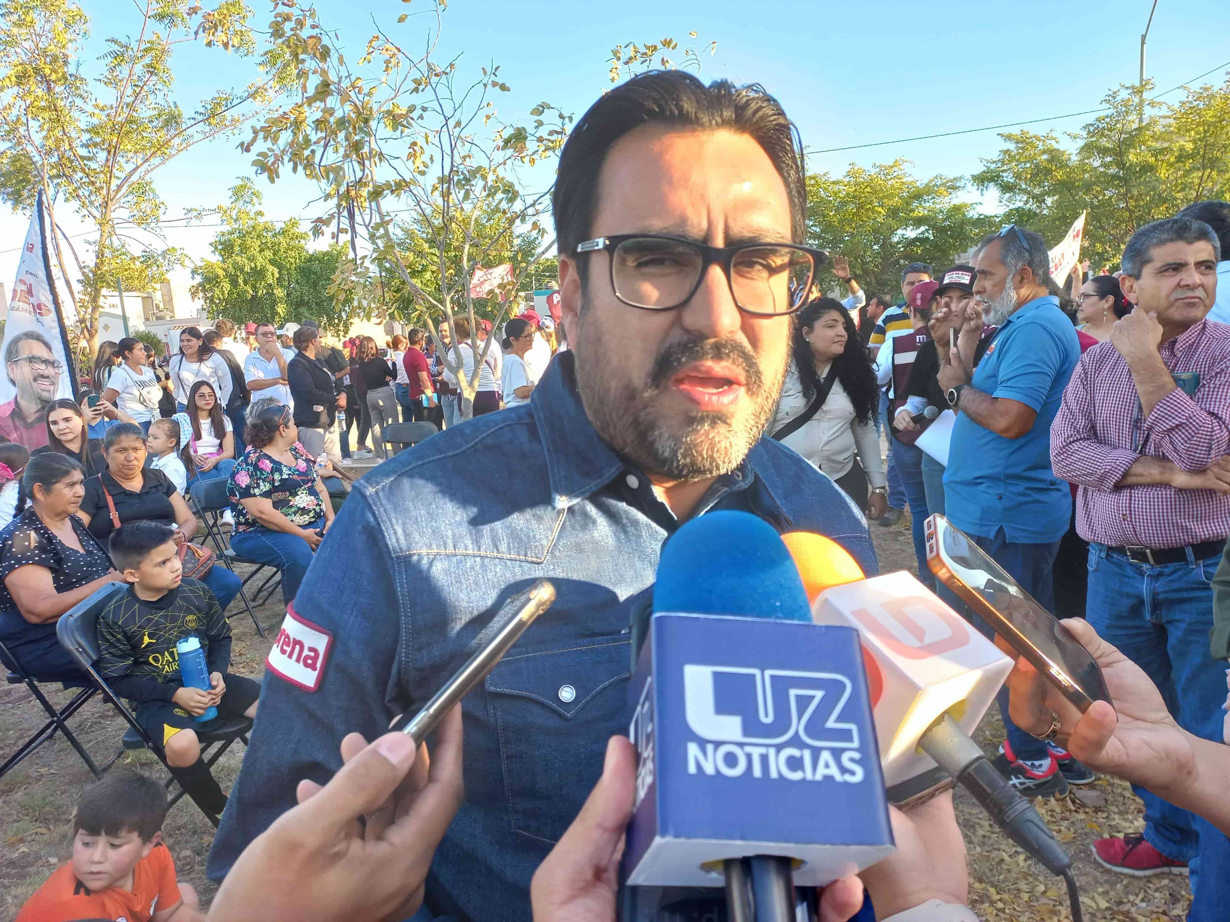 Gámez Mendívil es el candidato a la alcaldía de Culiacán por parte de Morena. FOTO: Luz Noticias