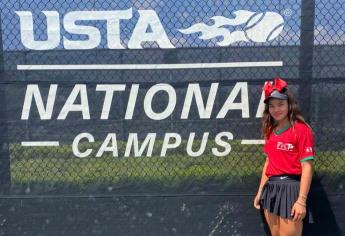 Califica culichi Monserrat Montaño a Mundial de Tenis Juvenil
