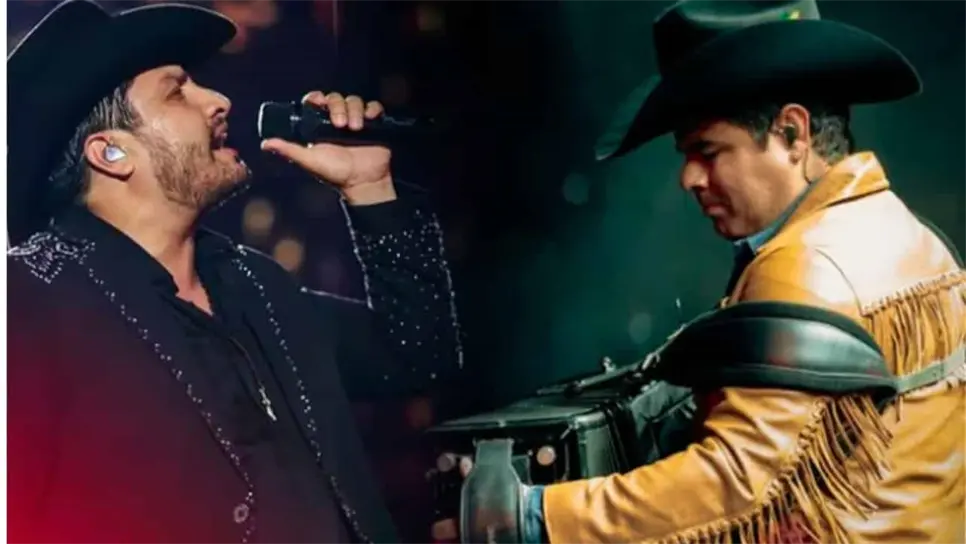 Julión Álvarez y Alfredo Olivas. | FOTO: Redes de los cantantes.