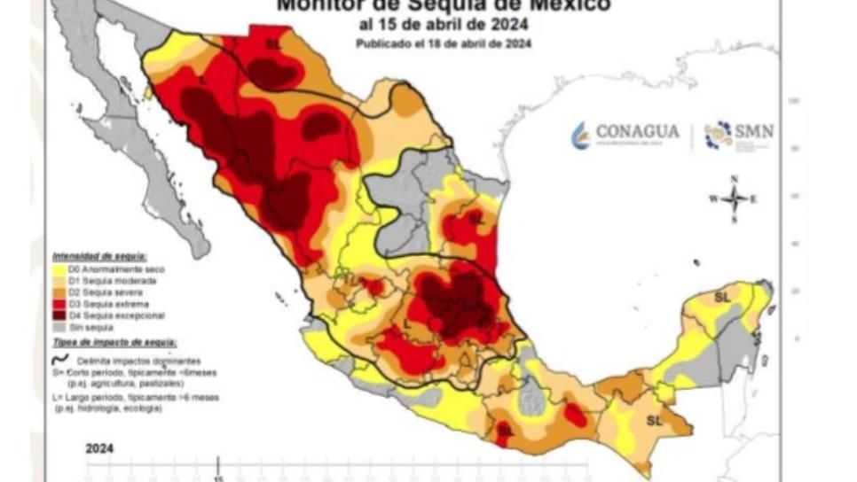 Sequía afecta el 100 % del estado de Sinaloa: 18 municipios en situación crítica