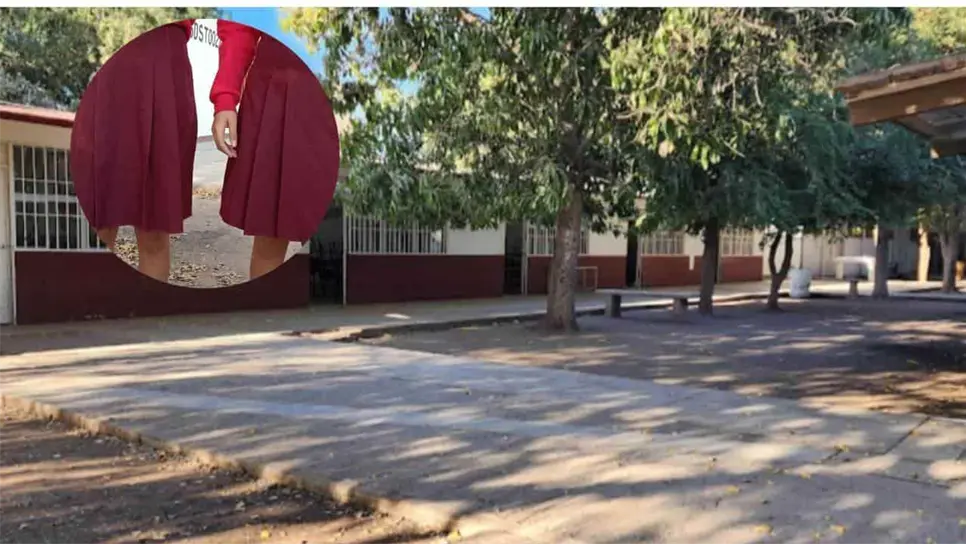 Niegan acceso a alumnas de secundaria en Ahome por diferencias en uniforme. | FOTO: Luz Noticias.