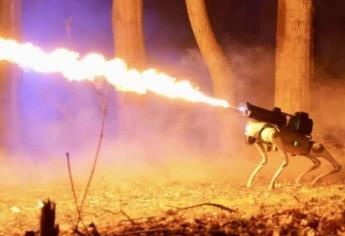 Thermonator: así es el perro robot equipado con un lanzallamas