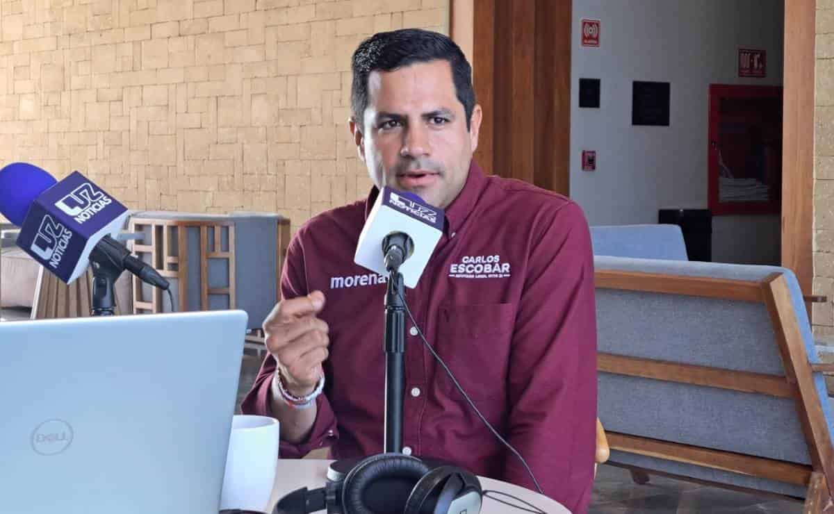 Carlos Escobar afirma que 8 de cada 10 personas apoyan a Morena en Mazatlán