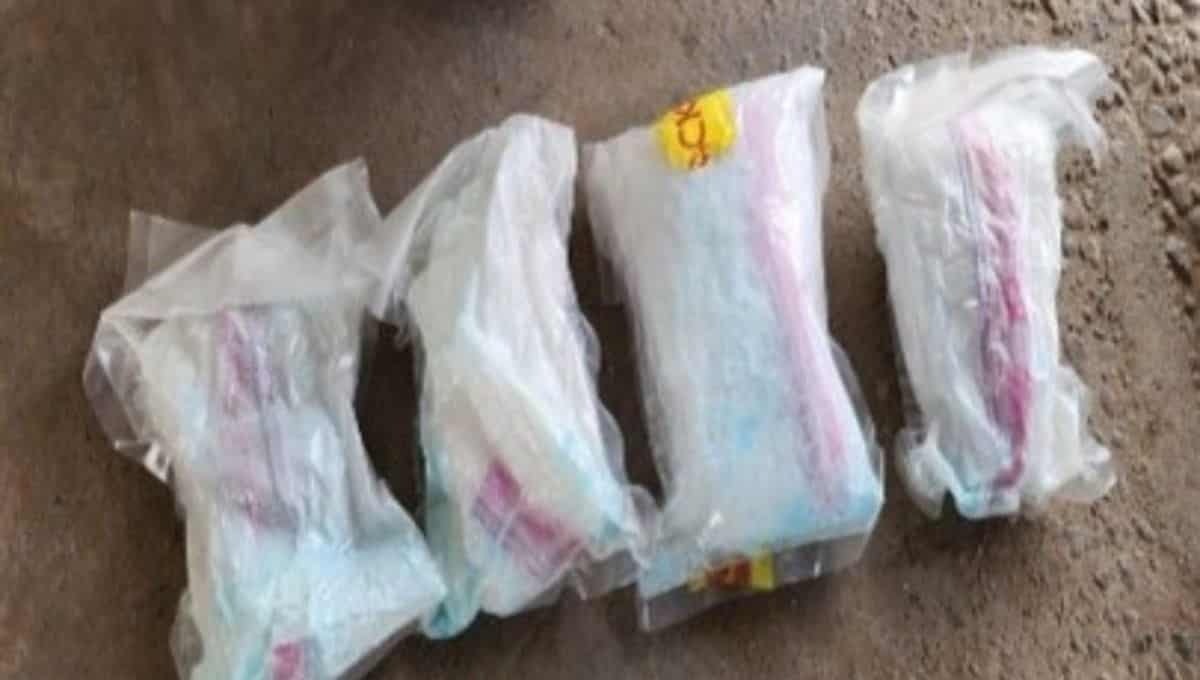 Se aseguraron 954 gramos de clorhidrato de metanfetamina. FOTO: Cortesía