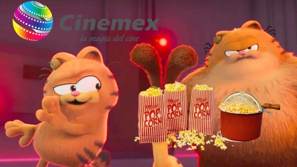 Ya está el Combo Garfield: Fuera de Casa en Cinemex, ¿Cuánto cuesta y qué incluye? 