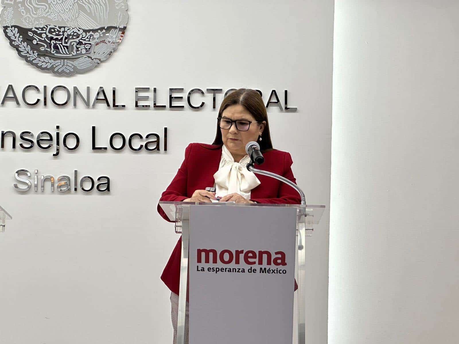 Imelda Castro Castro en el debate de candidatos al Senado de la República. FOTO: Heidi Fonseca.