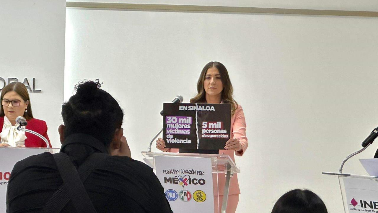 Paloma Sánchez pide «un minuto de silencio» por las víctimas de violencia en el debate del INE