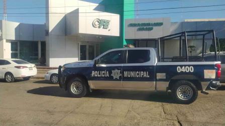 Intentan robar cajeros de la CFE en Culiacán; no alcanzaron a arrancarlos