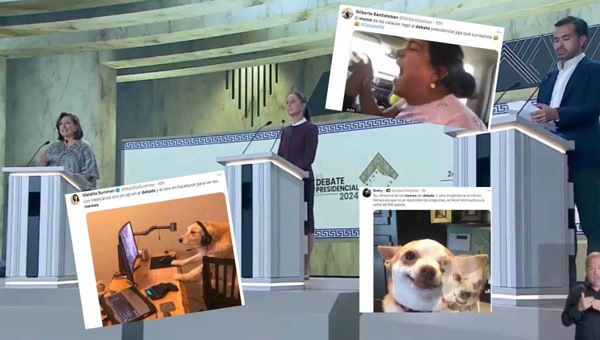 Mejores memes del segundo debate presidencial entre Xóchitl Gálvez, Claudia Sheinbaum y Máynez