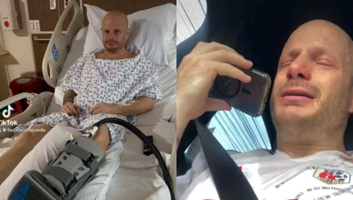 Facundo publicó su proceso de cirugía en redes sociales. FOTO: Facundo en Instagram