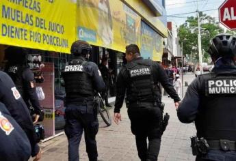 Asaltante de farmacias logra escapar de operativo en el Centro de Culiacán