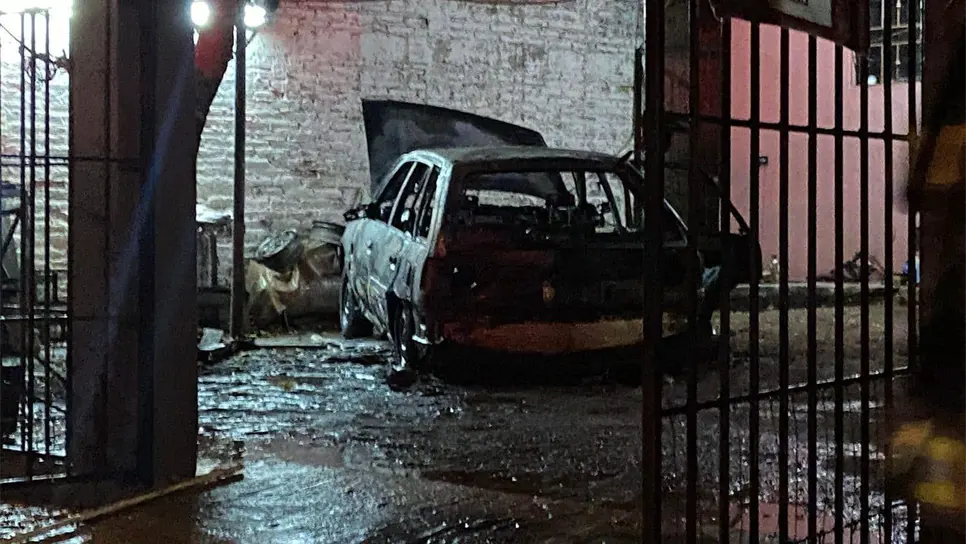 El hecho se registró la noche de este domingo. FOTO: Cortesía