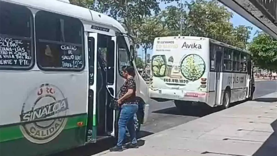 «¿Camiones con aire en Los Mochis? Es como sacarte la Lotería»: usuarios deshidratados