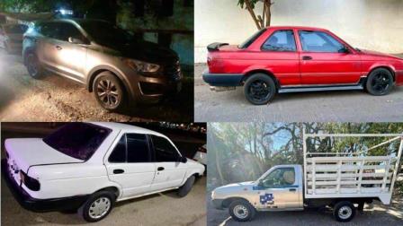 Policía de Culiacán asegura 7 vehículos con reporte de robo