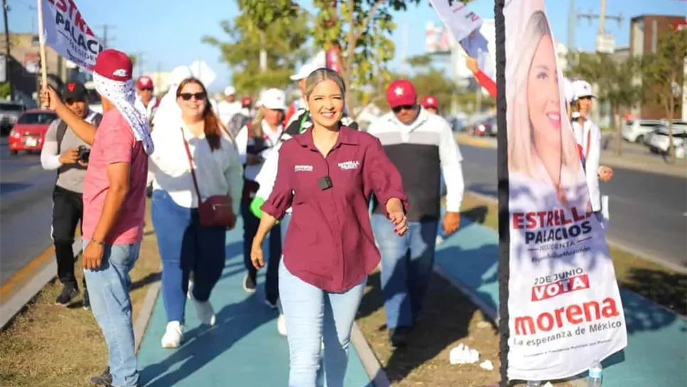 Estrella Palacios promete invertir el 80 % del recurso en obra pública para colonias y zona rural de Mazatlán