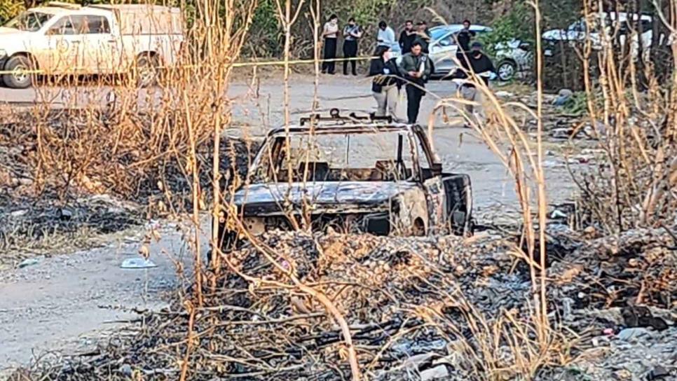 Encuentran un cadáver carbonizado a la salida norte de Culiacán