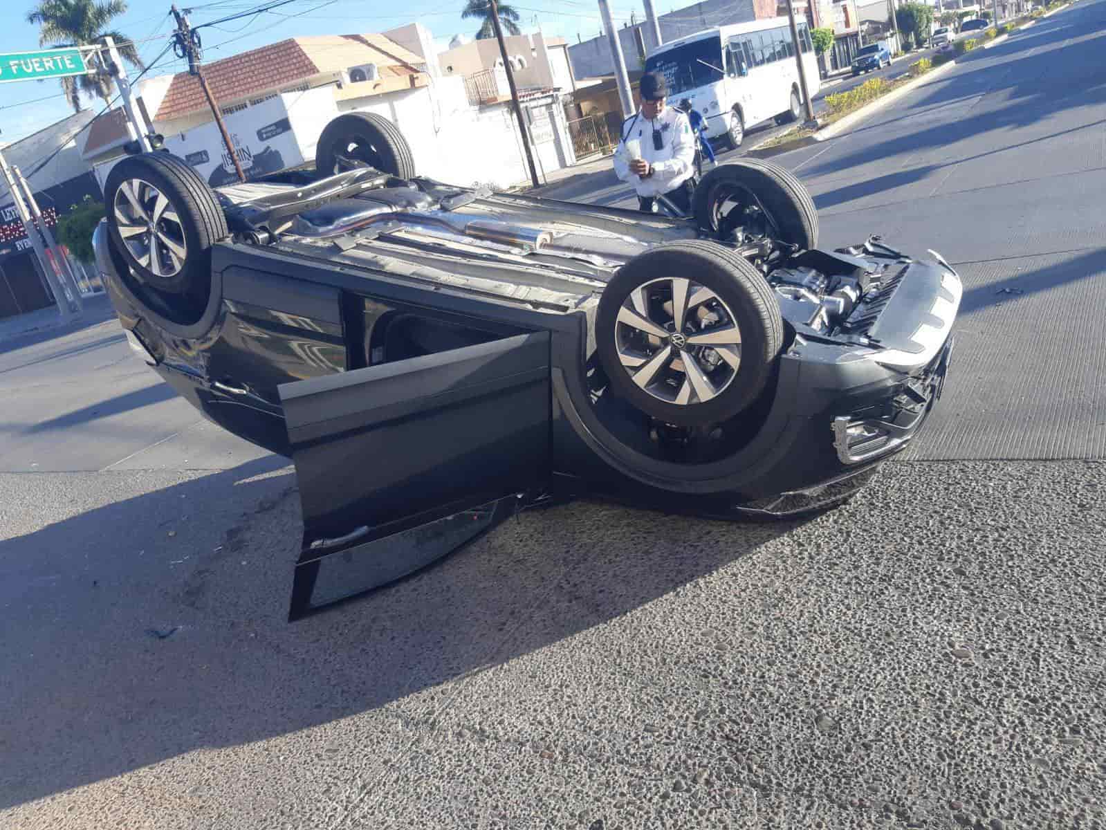 Así quedó la camioneta.