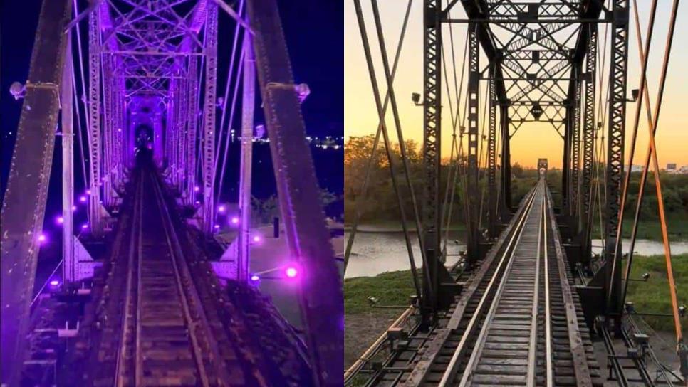 Así se ve el Puente Negro de Culiacán al cruzarlo en tren, uno de los más bonitos de Sinaloa | VIDEO