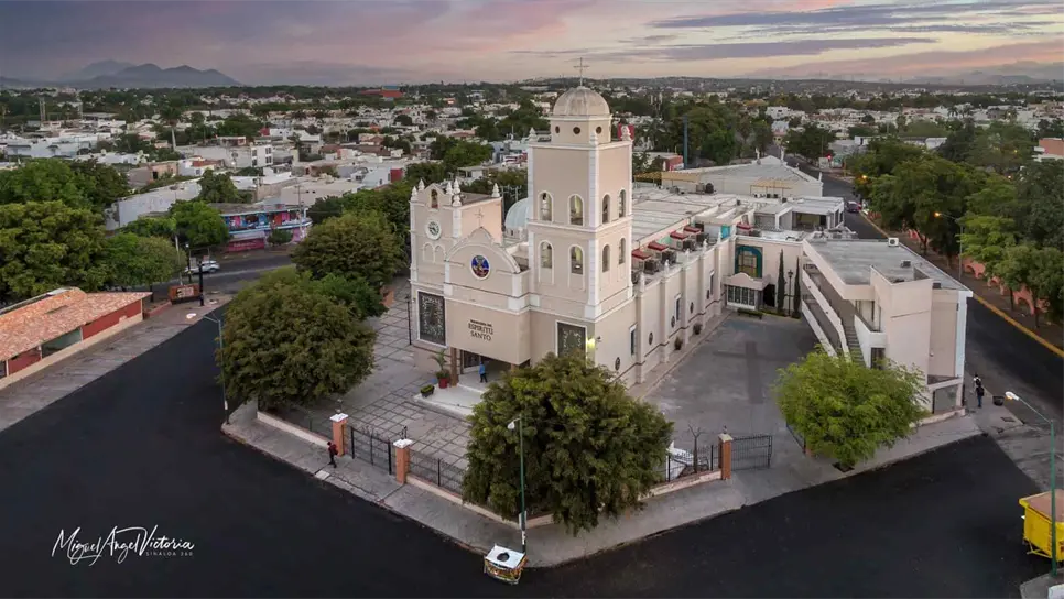 La iglesia es una de las más emblemáticas de la ciudad. FOTO: Miguel Ángel Victoria / Sinaloa 360