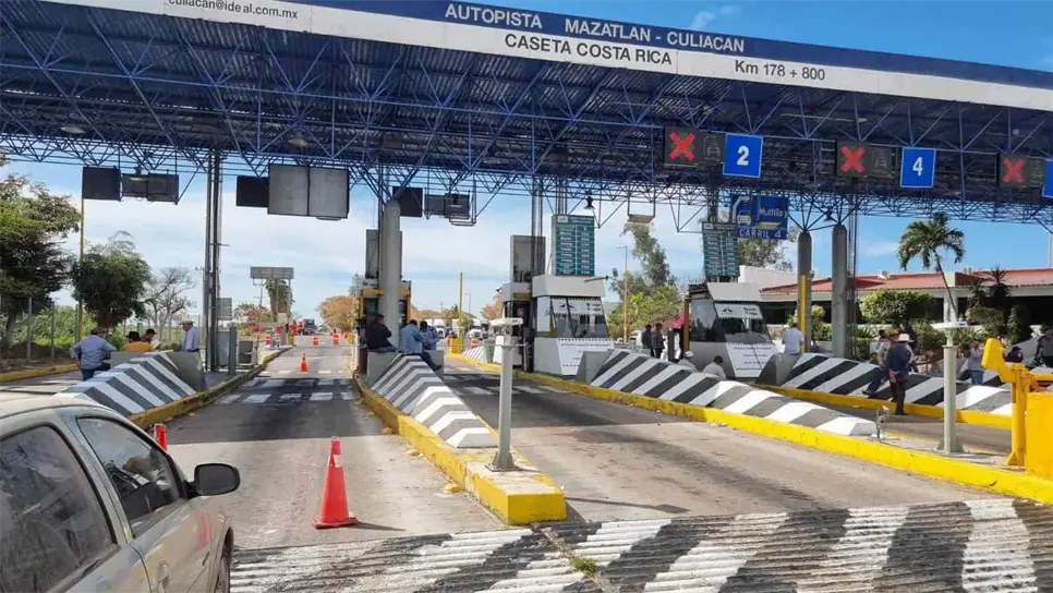 2 casetas en Sinaloa siguen bloqueadas. FOTO: Luz Noticias