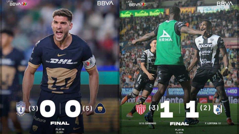 Play In Liga MX: Pumas se enfrentará a Cruz Azul, Pachuca y Necaxa se juegan el último cupo en Liguilla