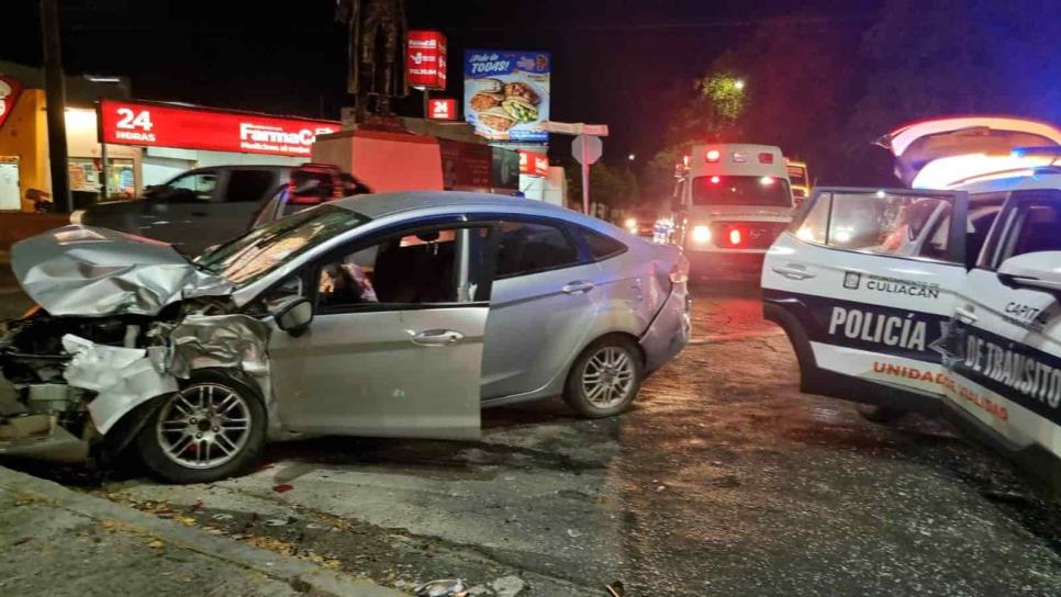 Tres heridos deja un accidente por el Malecón Viejo en Culiacán 