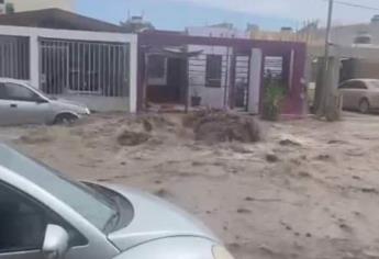 Así se abrió la tierra con la «megafuga» de agua en Culiacán; parecía inundación | VIDEO