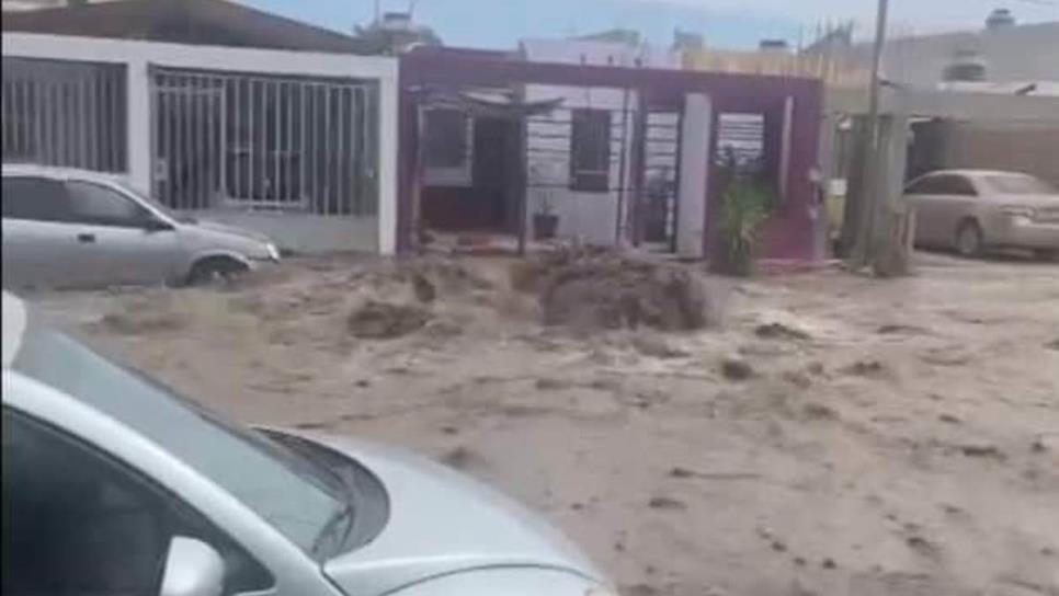 Así se abrió la tierra con la «megafuga» de agua en Culiacán; parecía inundación | VIDEO