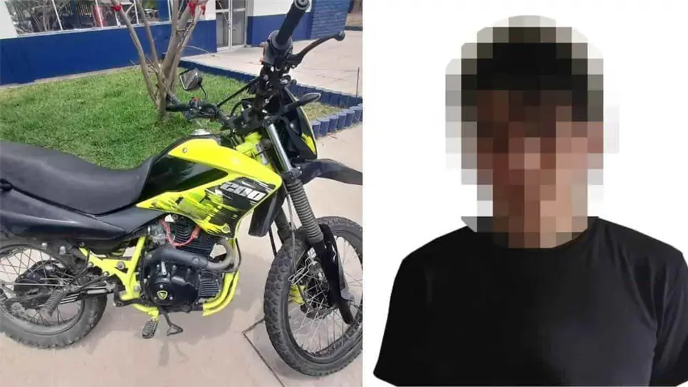 Dos vehículos, un hombre y presunta droga, aseguran los Policías Estatales. | FOTO: Cortesía.