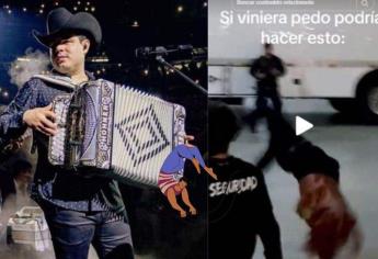 Alfredo Olivas: se avienta una maroma previo a un concierto y se hace viral | VIDEO