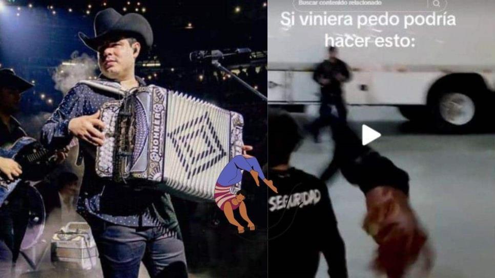 Alfredo Olivas: se avienta una maroma previo a un concierto y se hace viral | VIDEO