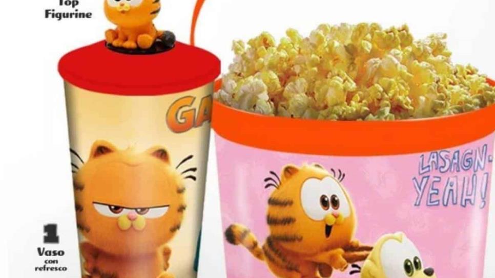 ¿Cuántas palomeras coleccionables hay de la película de Garfield y cómo conseguirlas en Cinemex?