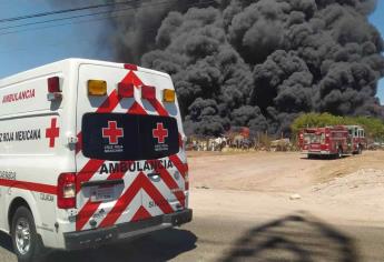 Megaincendio en Culiacán se originó por un almacén de diésel: Protección Civil
