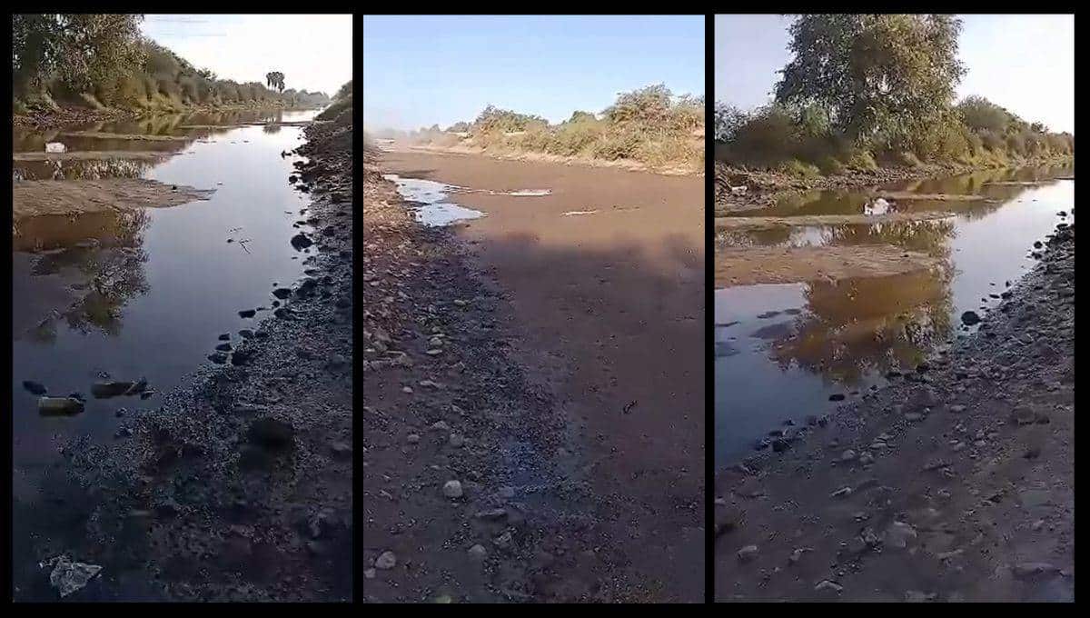 Así luce el canal SICAE en El Fuerte.