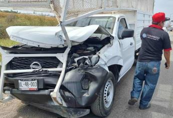 Cinco vehículos se accidentan en una carambola en el Piggy Back de Culiacán 