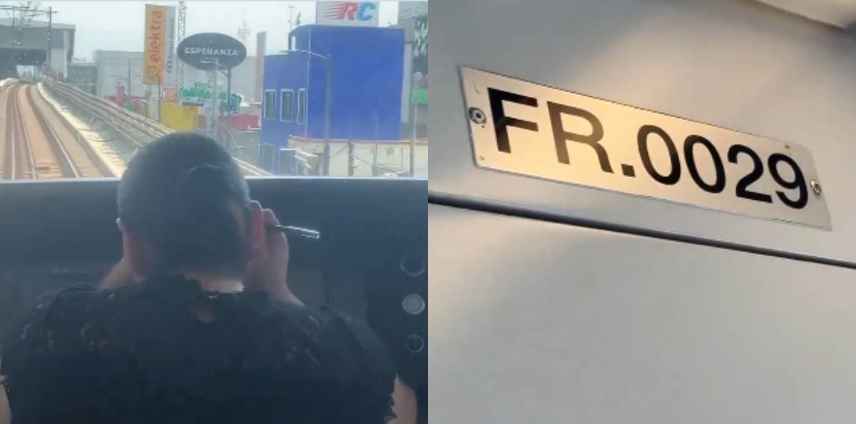 FOTO: La mujer es captada maquillándose.