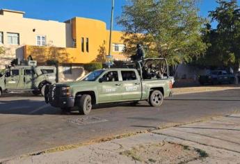 Tras asegurar un domicilio en un operativo en Culiacán, militares reabren la circulación en la colonia Humaya