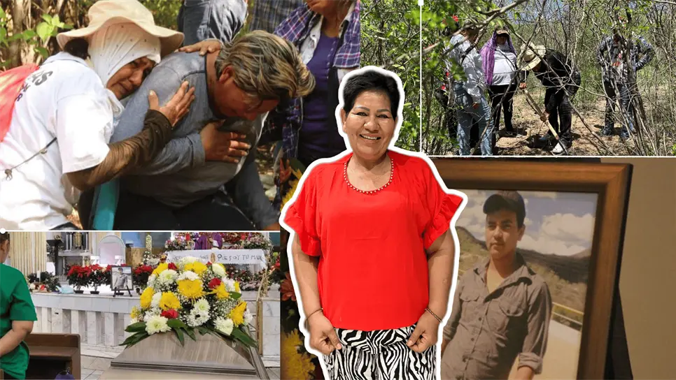 FOTO: Mirna Medina tardó 8 años en encontrar a su hijo desaparecido.