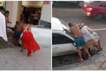 Huéspedes de hotel en Mazatlán protagonizan pelea en zona de albercas | VIDEO