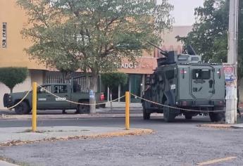 Militares sitian las colonias Issstesin y Humaya; aseguran un domicilio en Culiacán