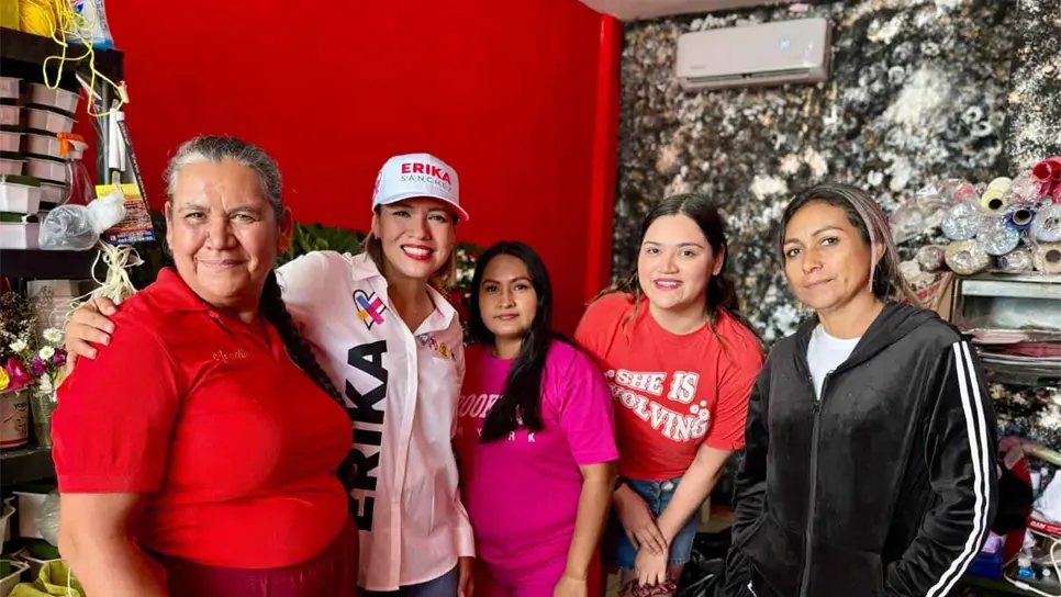 Erika Sánchez busca la alcaldía en Culiacán. FOTO: Cortesía