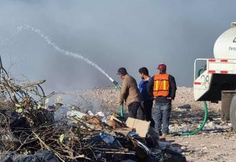 Se prende basurón de Culiacán y genera movilización de los grupos de emergencias