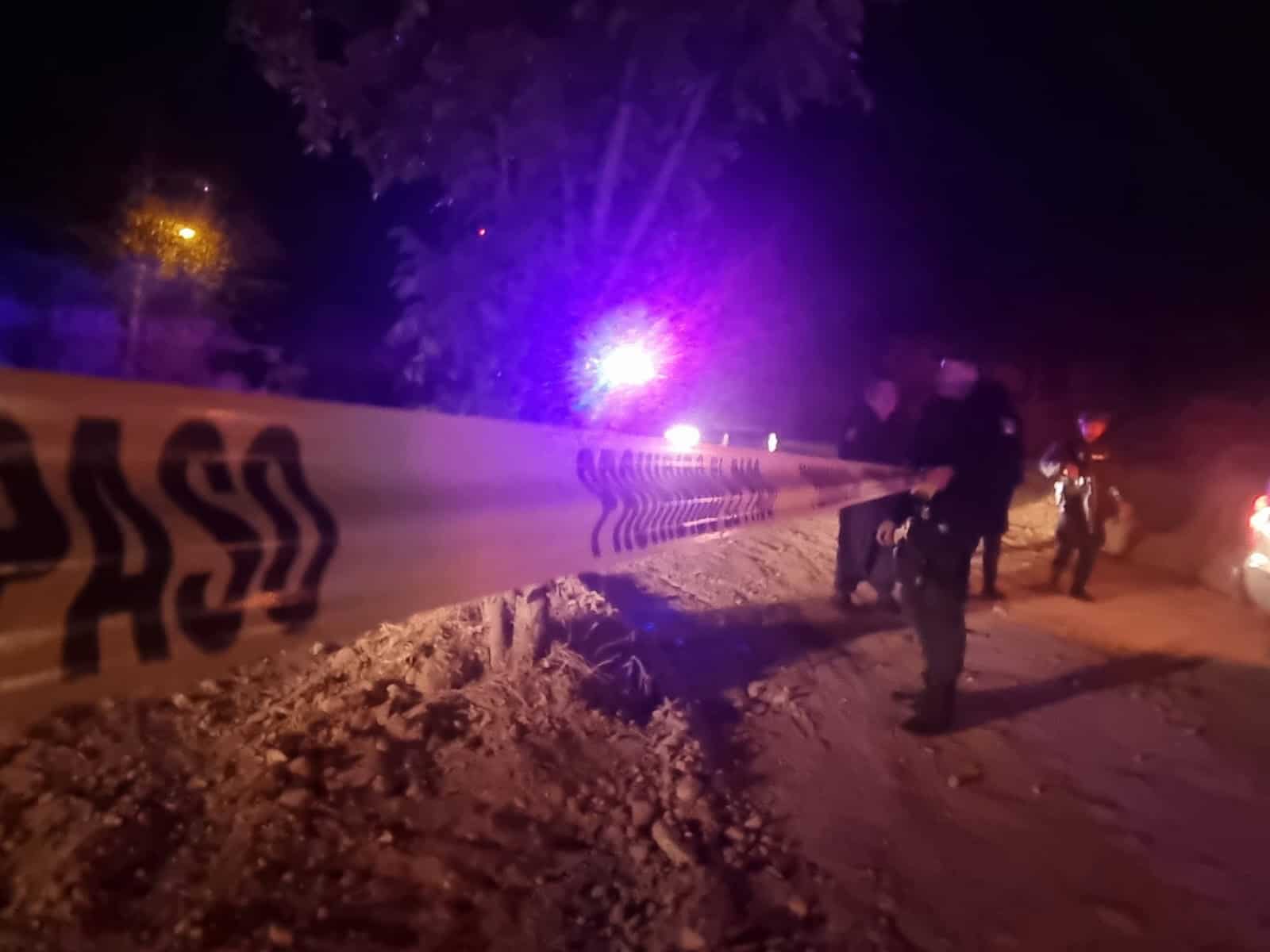 El operativo en la zona.