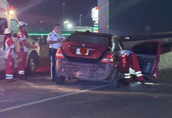 Automovilista pierde la vida tras impactar contra señalética en Mazatlán 