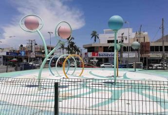 ¿Un chapuzón? Rehabilitan «Oasis Interactivo» del Parque Martiniano Carvajal en Mazatlán