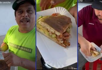 Torta de ceviche de camarón, la nueva creación del «Marisquero de Guasave» | VIDEO