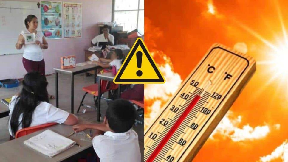 Protección Civil recomienda recorte del ciclo escolar en Sinaloa por el calor