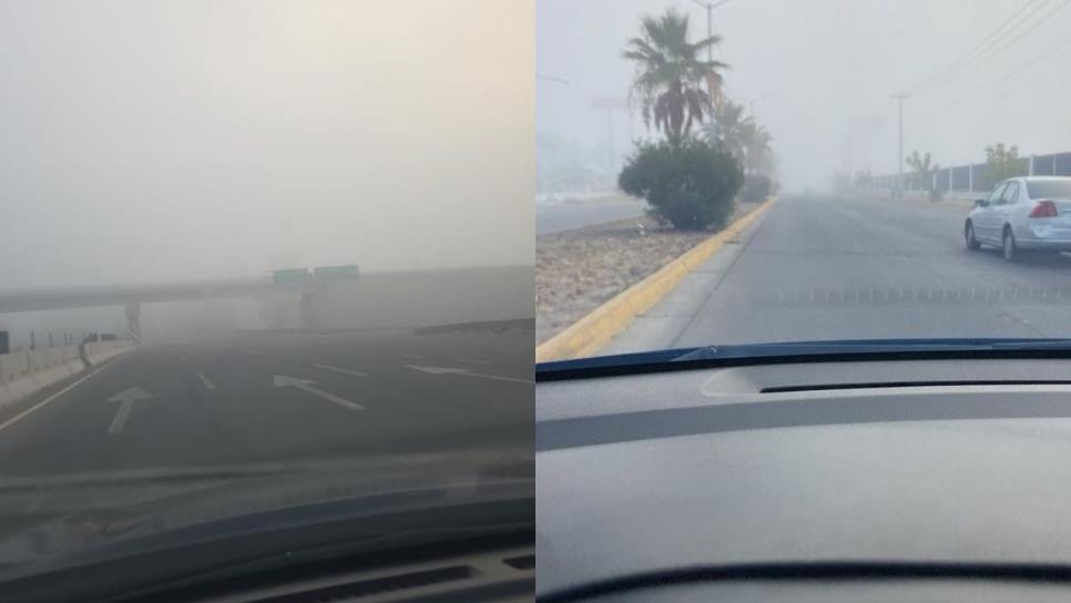 Densa neblina se registra en diferentes puntos de Sinaloa