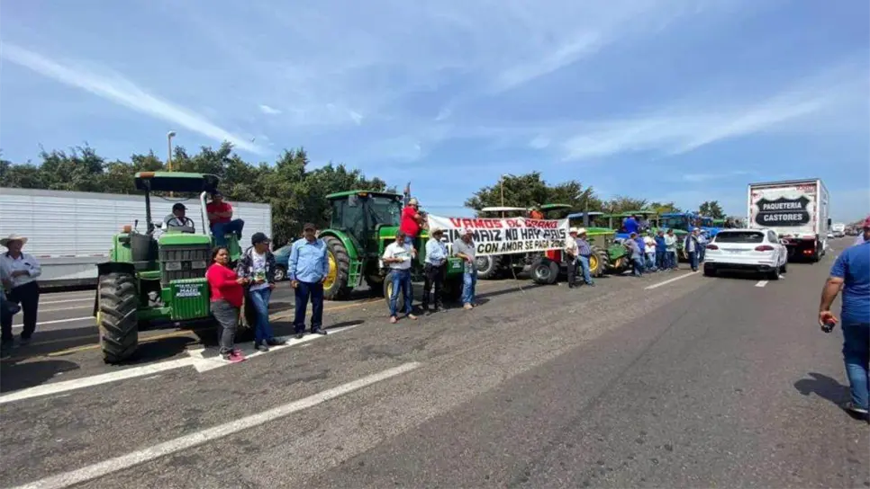 Los productores exigen un precio justo por el maíz. FOTO: Luz Noticias