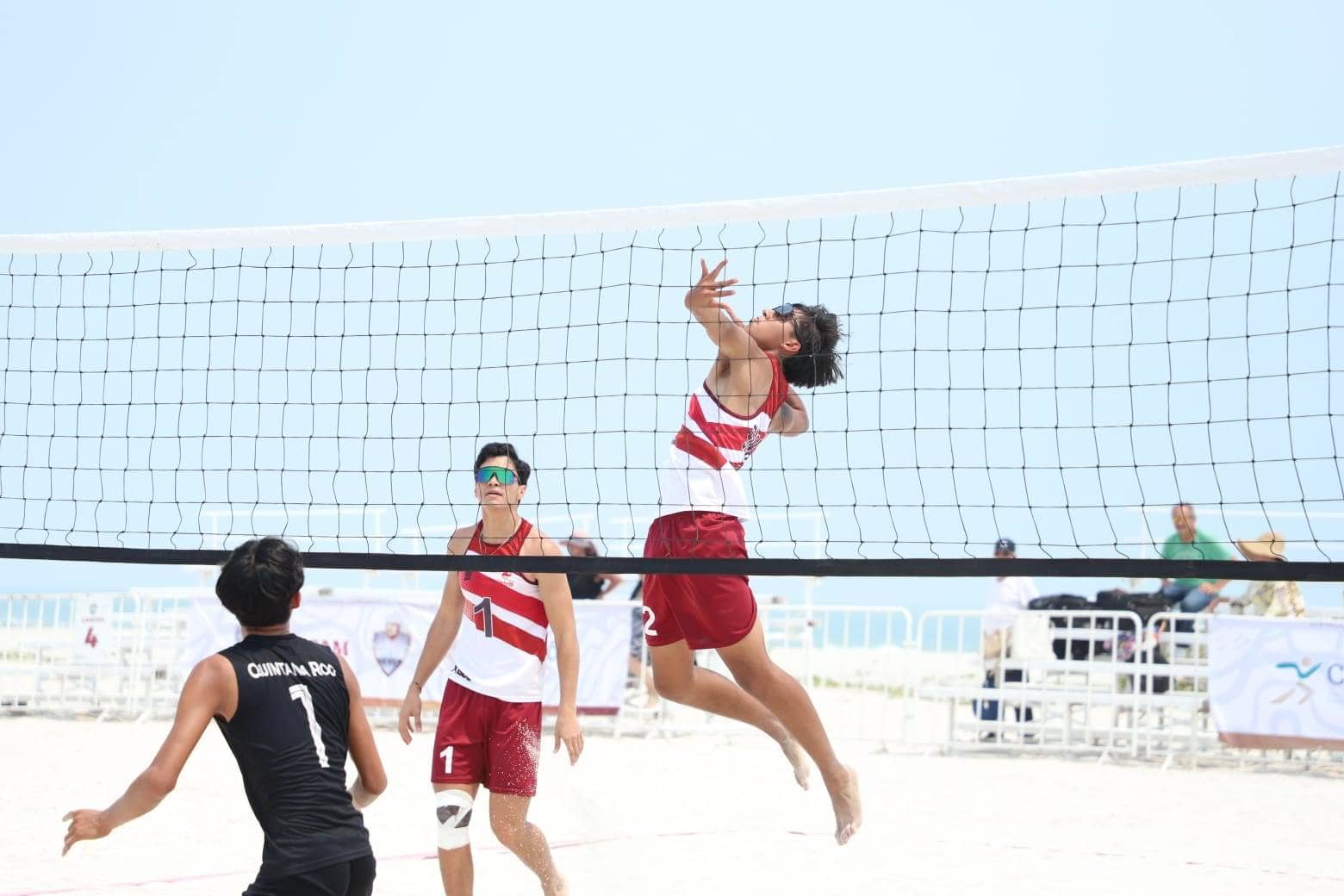Sinaloa inició con el pie derecho su participación en el Voleibol playero. FOTO: Cortesía